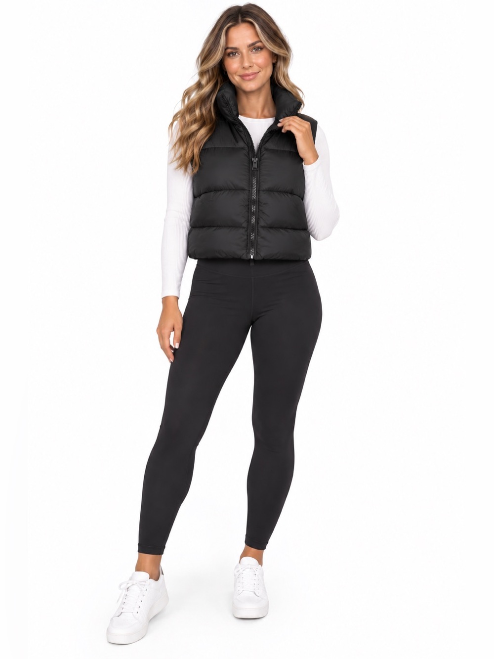 Black Puffer Vest